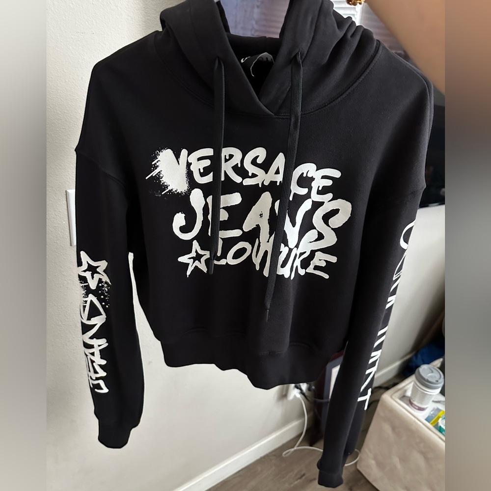 versace ladies hoodie size L